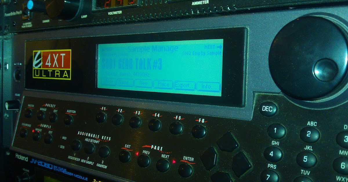 ASC | Auxiliary: Gear Talk #3. Synth Sense / E-mu E4XT